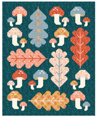 Forest Fungi Quilt Kit : Winterglow by Ruby Star Society
