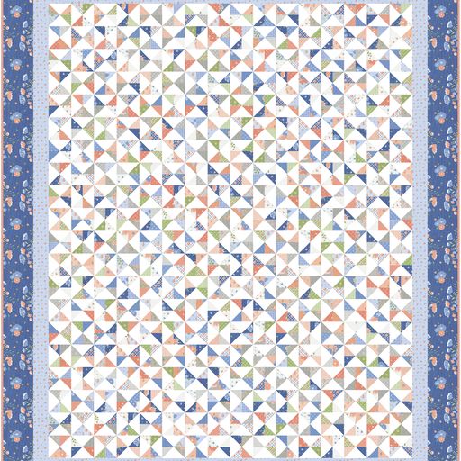 Hourglass Scraps Quilt Kit : Peachy Keen by Coriander Quilts