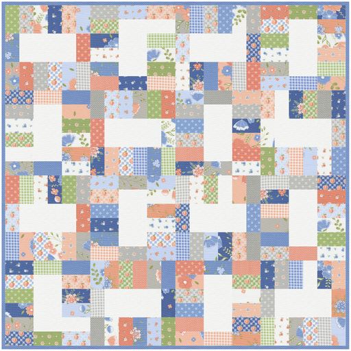 Jelly Sticks Mini Quilt Kit : Peachy Keen by Coriander Quilts